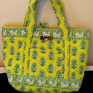 Vera Bradley hand bag with accessories